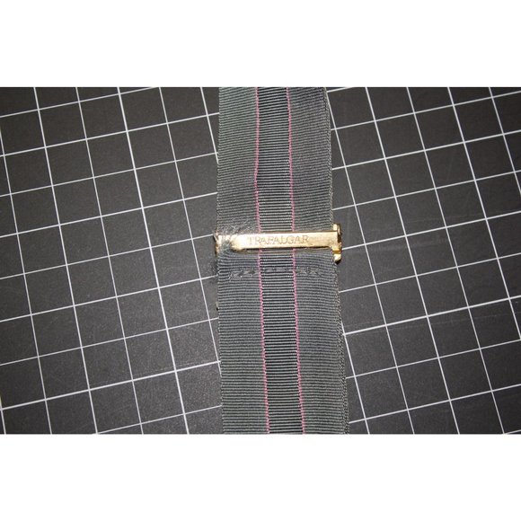 Trafalgar Adjustable Suspenders  OSFM Gray with Pink Stripes   Elastic / leather - Picture 9 of 12